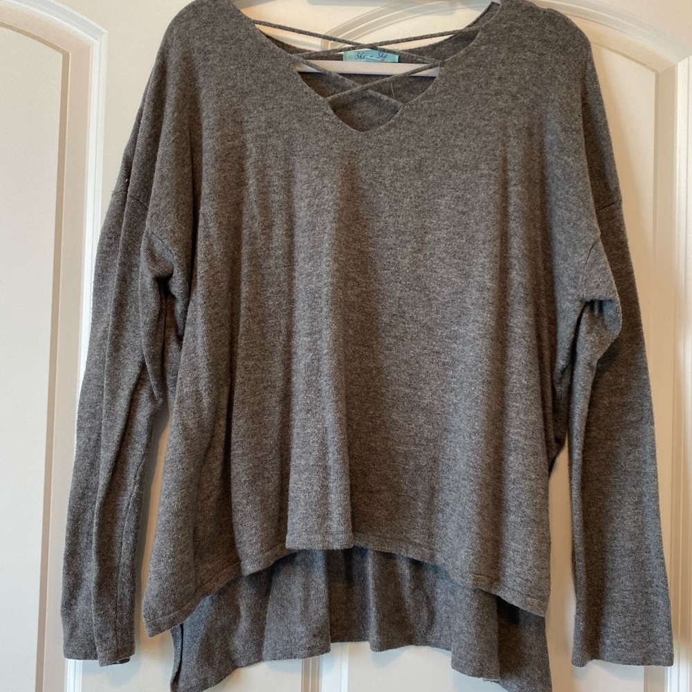 She + Sky Long sleeve shirt
